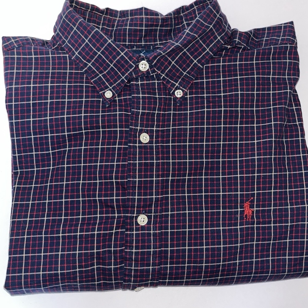 Men's Ralph Lauren Dress Shirt XXL Button Up Long Sleeve Classic Fit Preppy Pony